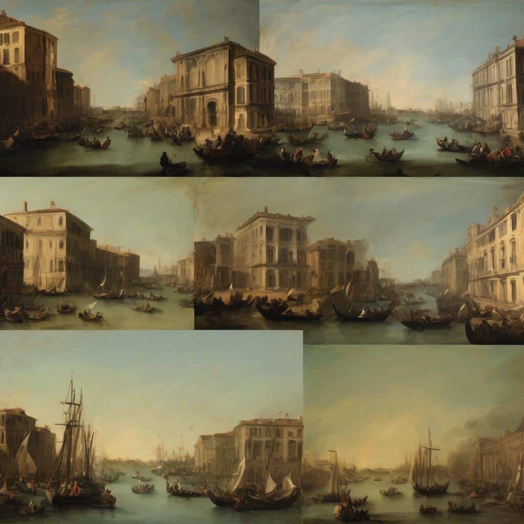 Παραδοσιακή τοπίο με κανάλια και πιάτσες, εμπνευσμένο από την Τέχνη και την Αυτογνωσία.